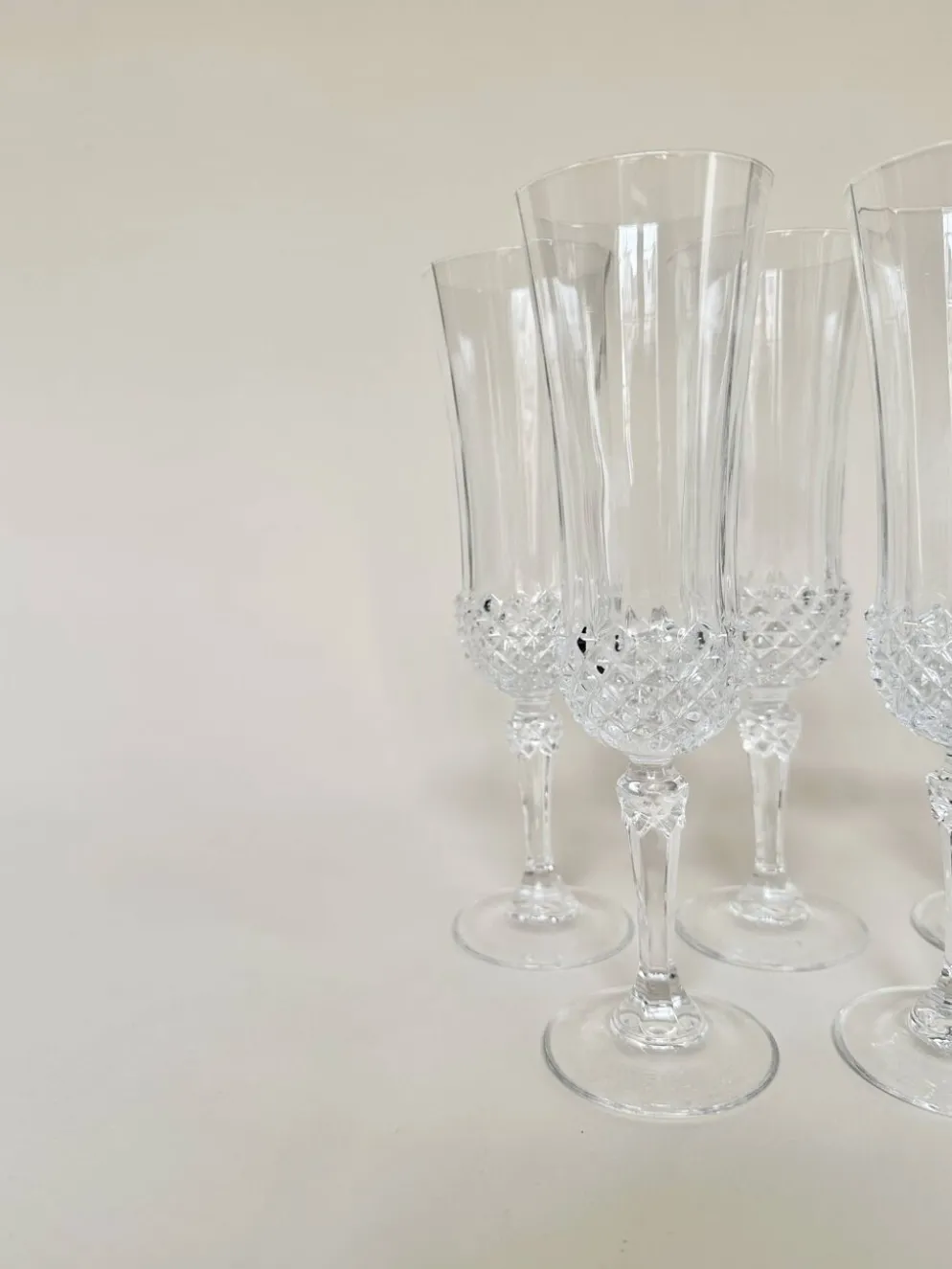 Set de 5 flûtes à champagne Cristal d'Arques