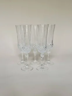 Set de 5 flûtes à champagne Cristal d'Arques
