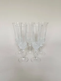 Set de 5 flûtes à champagne Cristal d'Arques