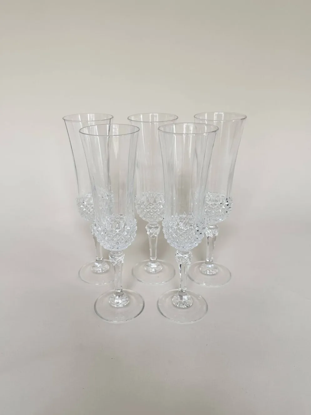 Set de 5 flûtes à champagne Cristal d'Arques