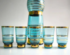 Set de liqueur Mid Century Modern Toscana années 60