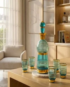 Set de liqueur Mid Century Modern Toscana années 60