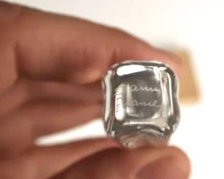 Set de 10 porte-couteaux Daum France en cristal, années 60