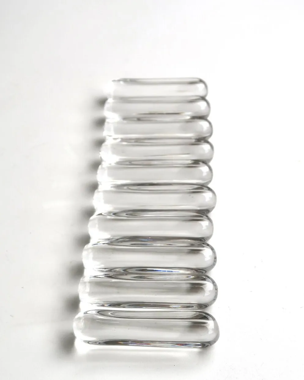 Set de 10 porte-couteaux Daum France en cristal, années 60