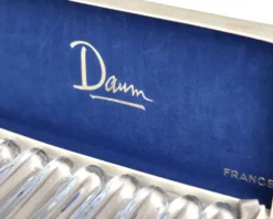 Set de 10 porte-couteaux Daum France en cristal, années 60