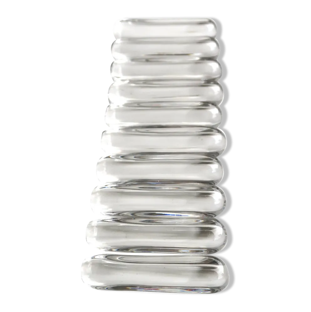 Set de 10 porte-couteaux Daum France en cristal, années 60