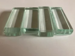 Set de 4 porte couteaux en cristal modernistes