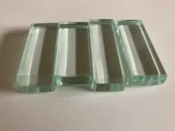 Set de 4 porte couteaux en cristal modernistes