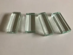 Set de 4 porte couteaux en cristal modernistes