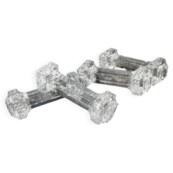 Set de 4 porte-couteaux en verre
