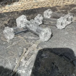 Set de 4 porte-couteaux en verre