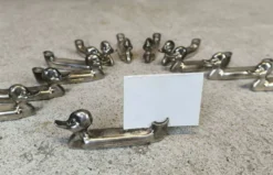 Set de 12 portes couteaux, porte noms vintage