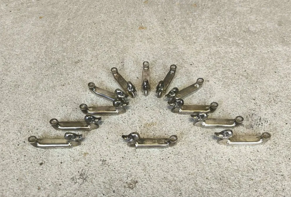 Set de 12 portes couteaux, porte noms vintage