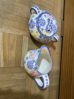 Set de pot à crème et sucrier, années 1930.