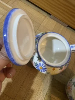 Set de pot à crème et sucrier, années 1930.