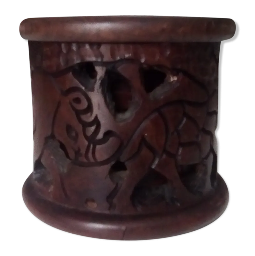 Set de sous verres en bois exotique