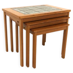 Set de tables gigogne "No 51", Kvatitet Form Funktion, Danemark, 1960