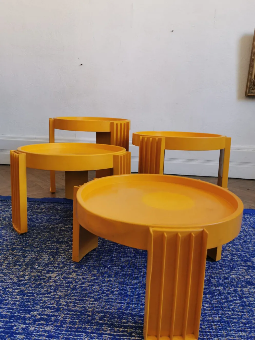 Set de 4 tables gigognes, Marema, de Gianfranco Frattini pour Cassina