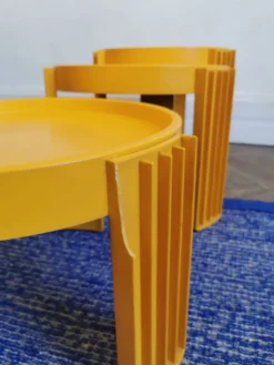 Set de 4 tables gigognes, Marema, de Gianfranco Frattini pour Cassina