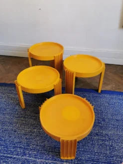 Set de 4 tables gigognes, Marema, de Gianfranco Frattini pour Cassina
