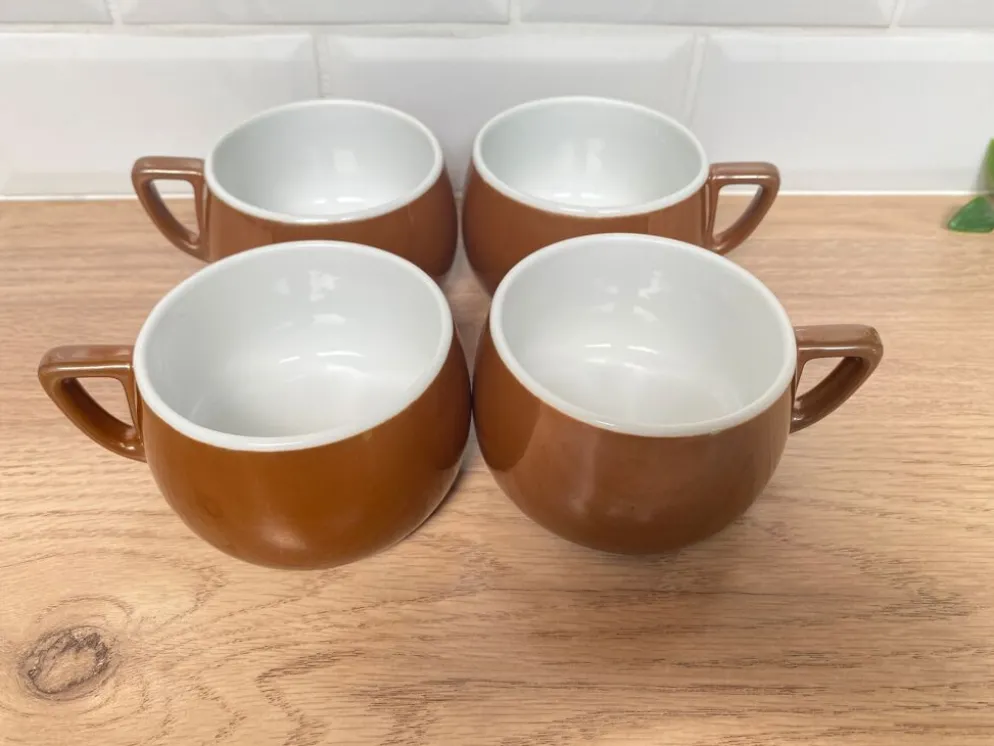 Set de 4 tasses Bavaria pour Dupont Fourdrigniers