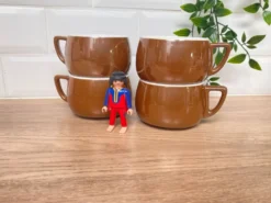 Set de 4 tasses Bavaria pour Dupont Fourdrigniers