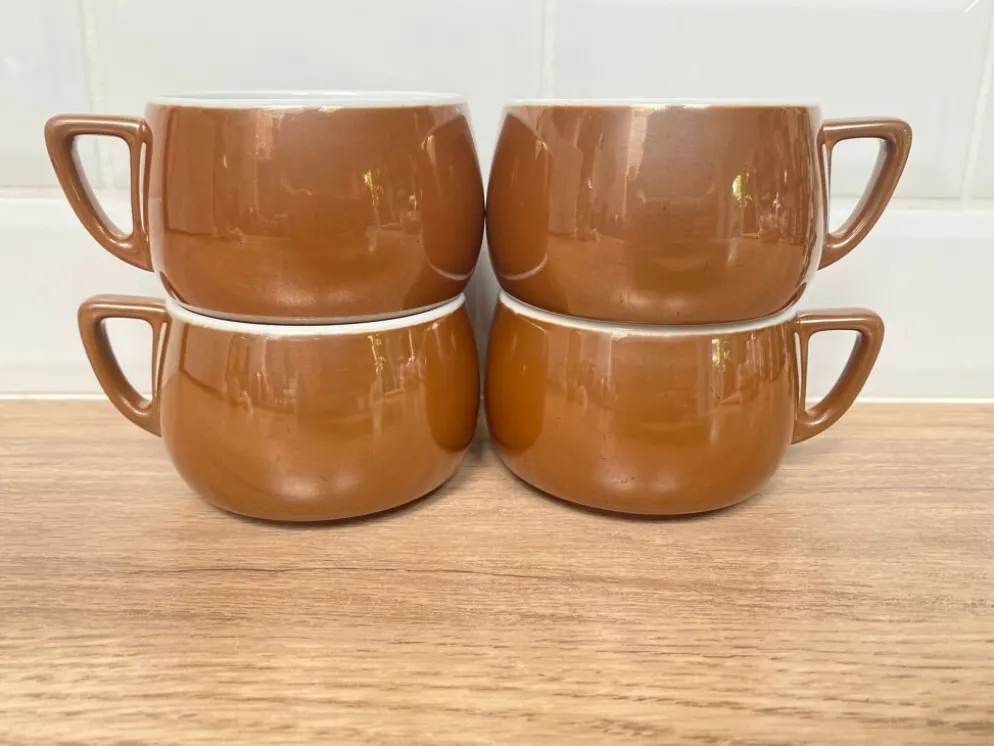 Set de 4 tasses Bavaria pour Dupont Fourdrigniers