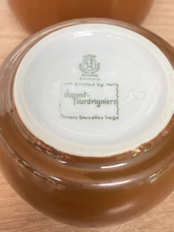 Set de 4 tasses Bavaria pour Dupont Fourdrigniers