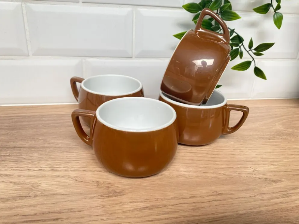 Set de 4 tasses Bavaria pour Dupont Fourdrigniers