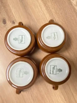 Set de 4 tasses Bavaria pour Dupont Fourdrigniers