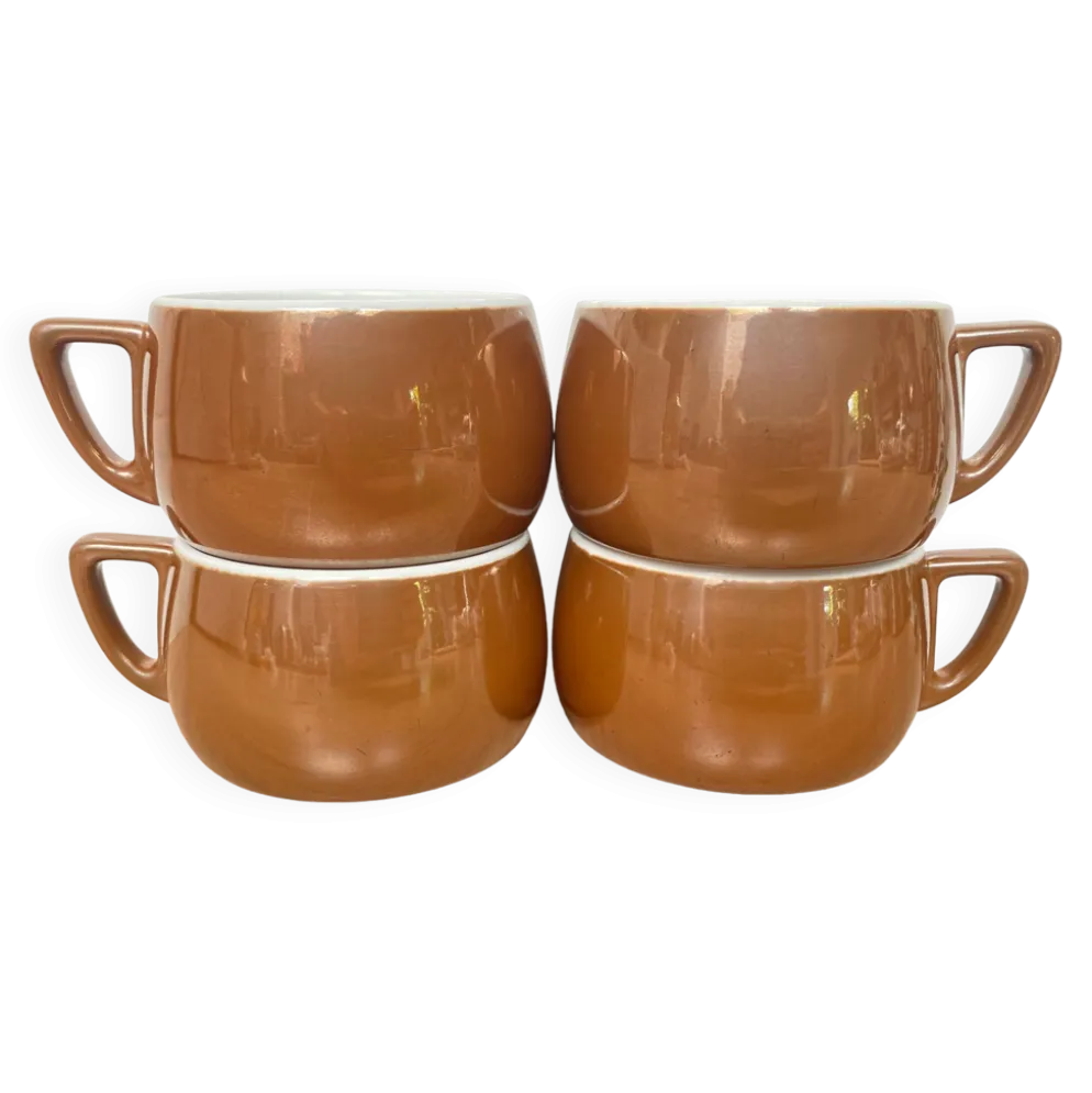 Set de 4 tasses Bavaria pour Dupont Fourdrigniers