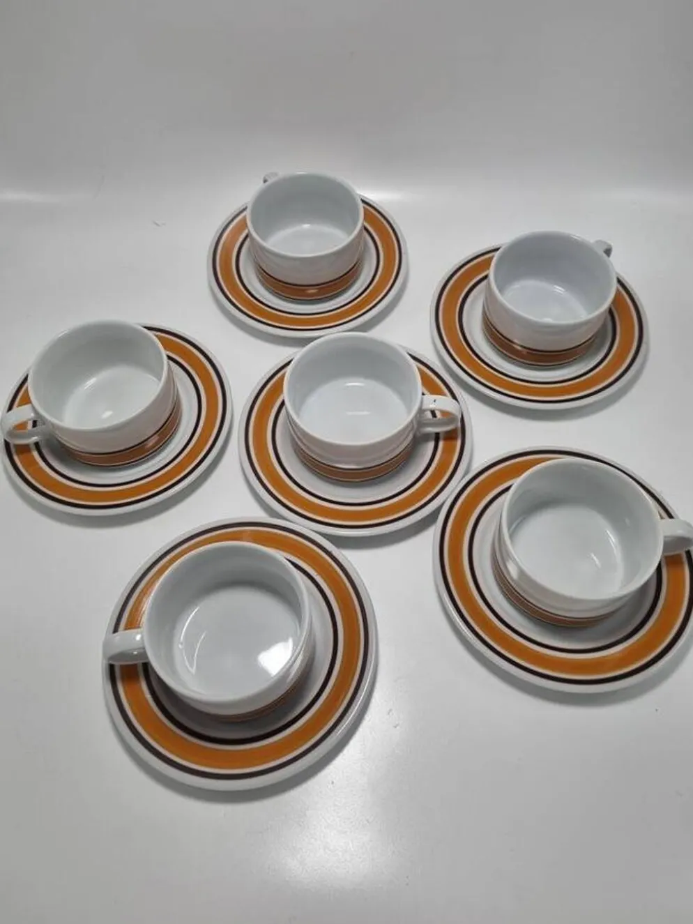 Set de 6 tasses vintage