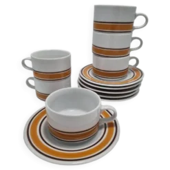 Set de 6 tasses vintage