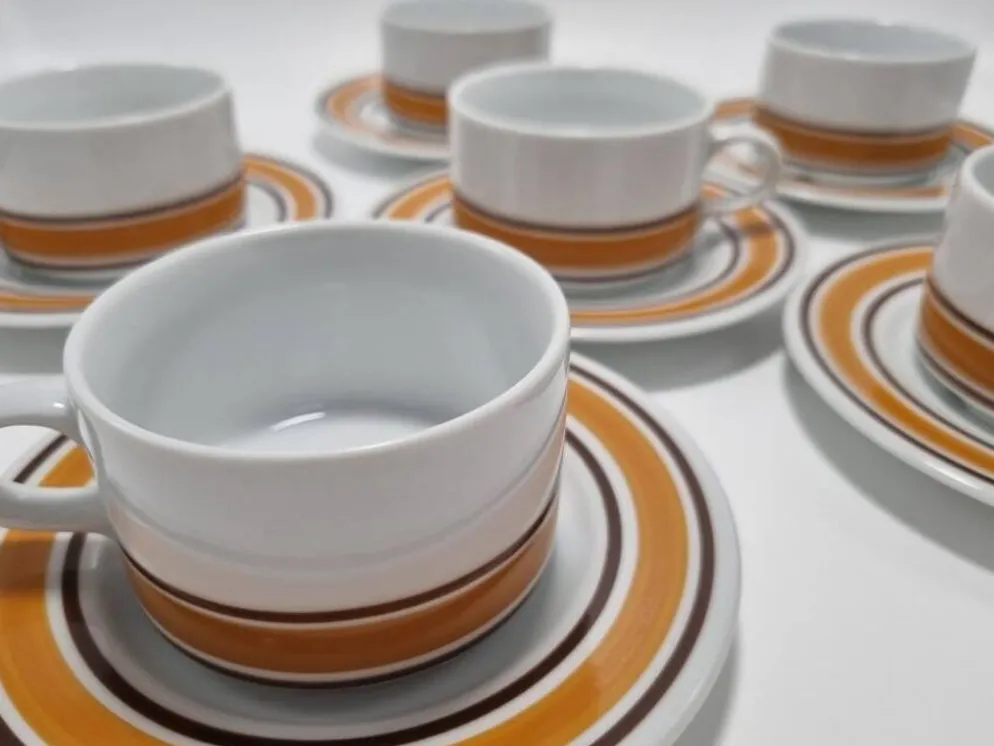 Set de 6 tasses vintage