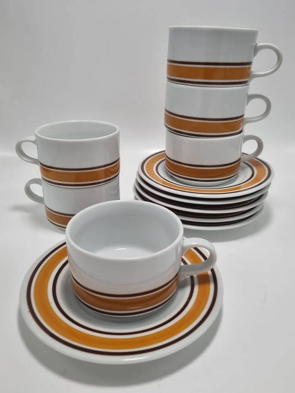 Set de 6 tasses vintage
