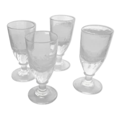 Set de 4 verres à absinthe 19eme