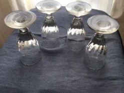 Set de 4 verres à absinthe 19eme
