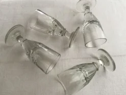 Set de 4 verres à absinthe 19eme