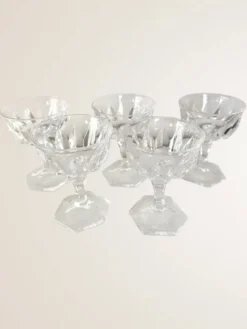 Set de 5 verres à liqueur en verre