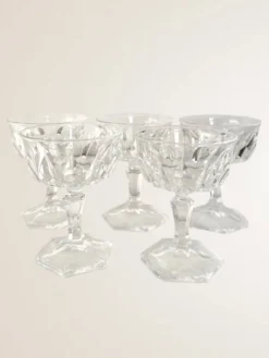 Set de 5 verres à liqueur en verre