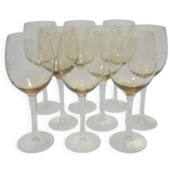Set de 9 verres à pied