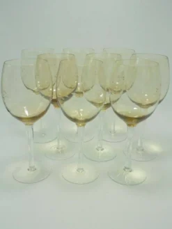 Set de 9 verres à pied