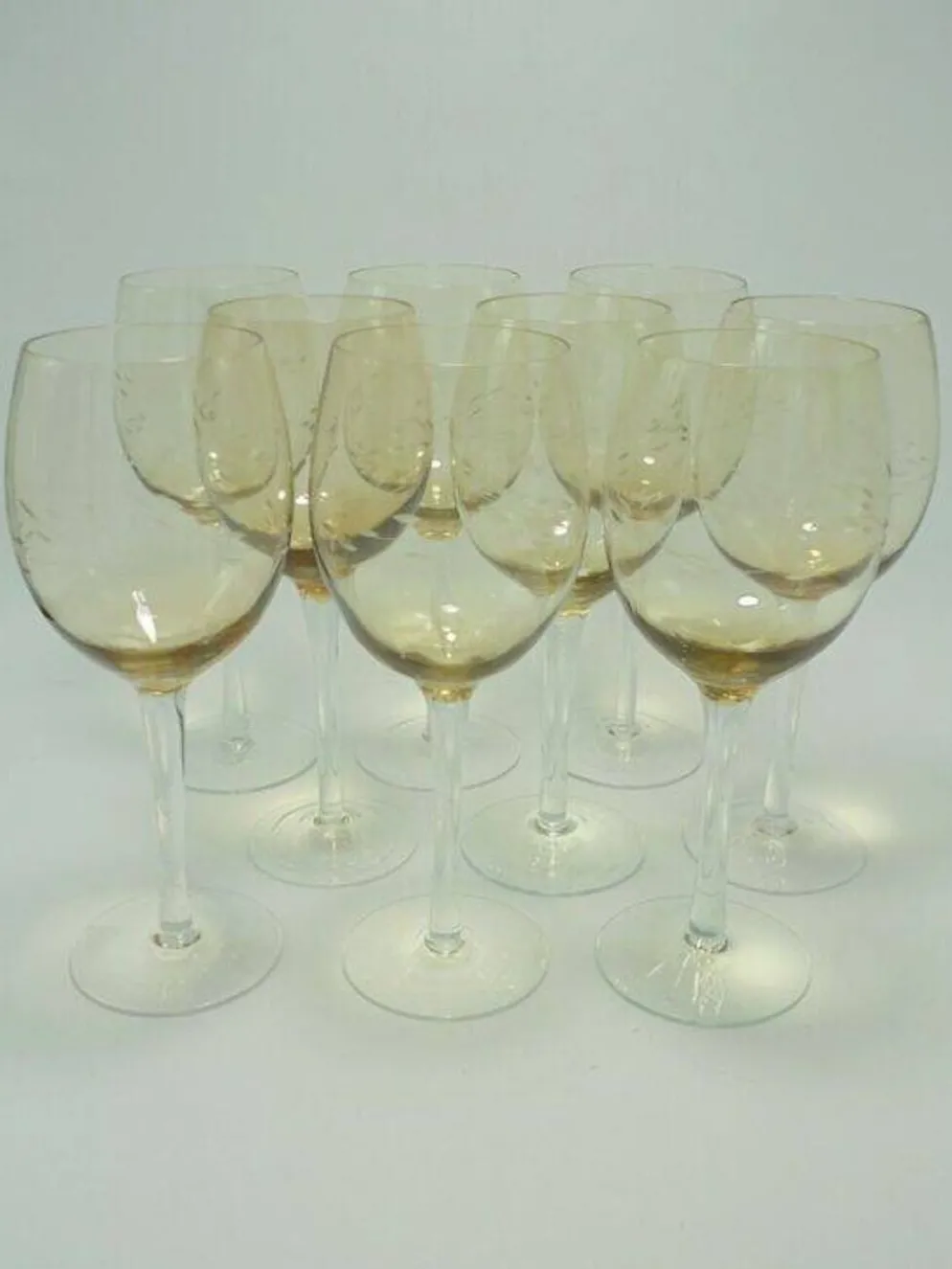 Set de 9 verres à pied