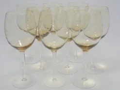 Set de 9 verres à pied
