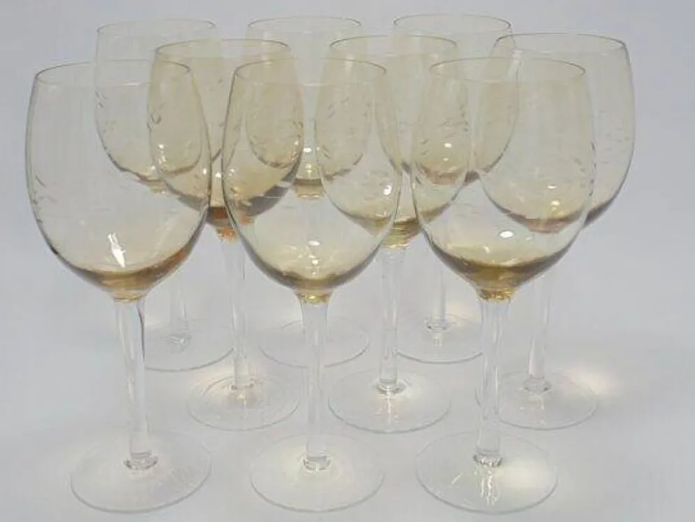 Set de 9 verres à pied