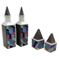 Set Huile/Vinaige Sel/Poivre Metropol de Barbara Brenner pour Rosenthal, 90