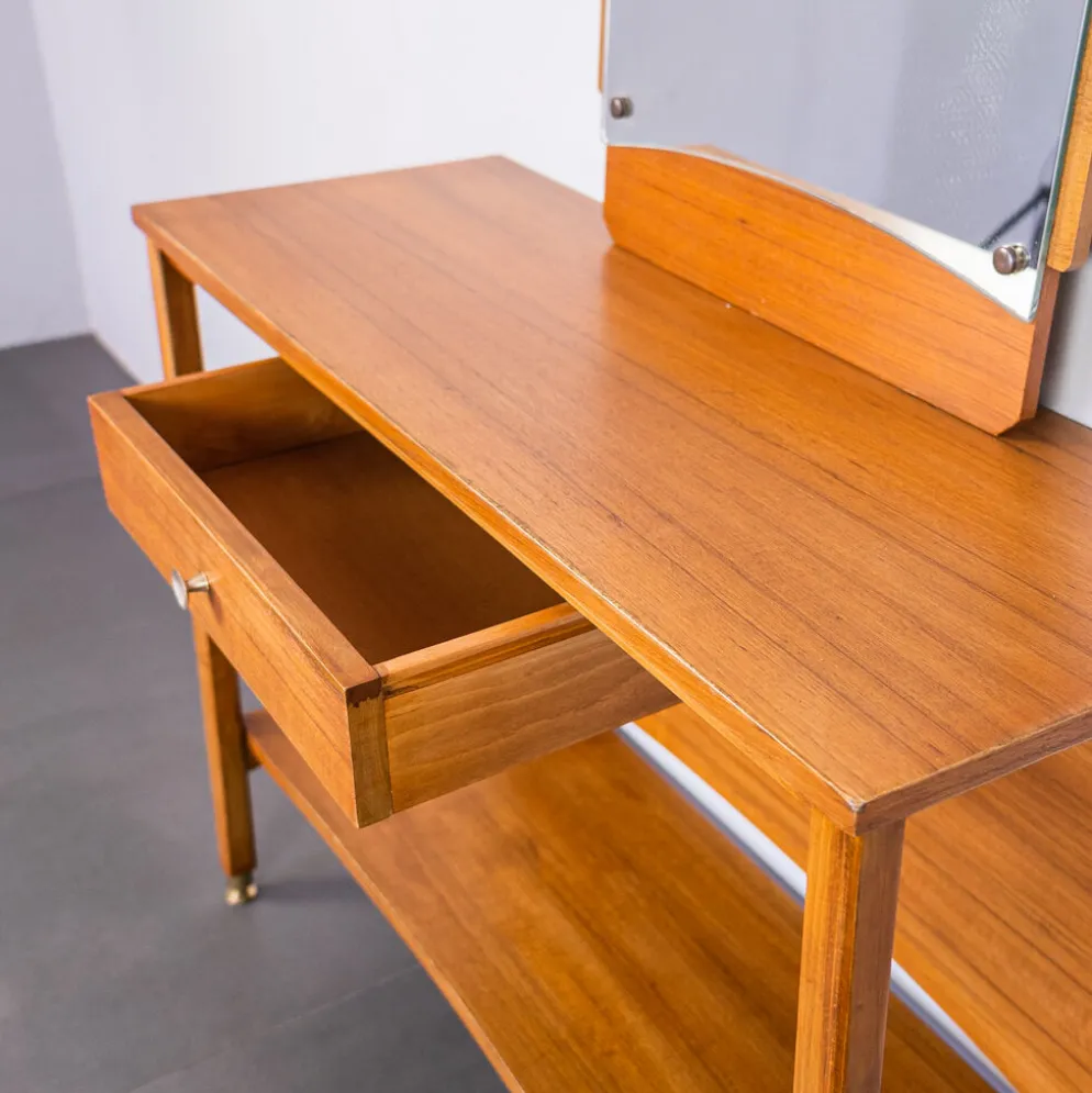 Set of 2 entry console furniture with 60s mirror