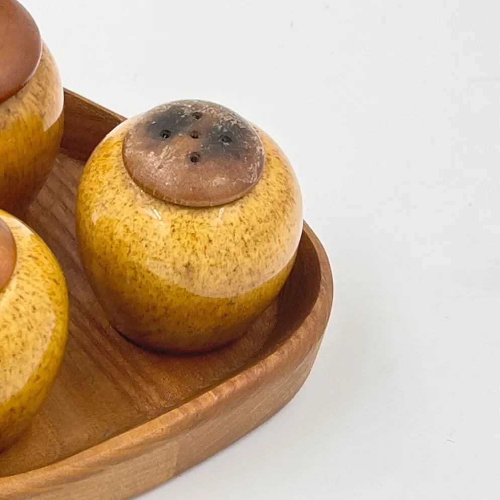 Set poivre et sel et condiment en céramique de Jie Gantofta