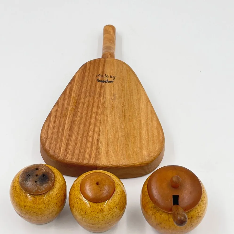 Set poivre et sel et condiment en céramique de Jie Gantofta