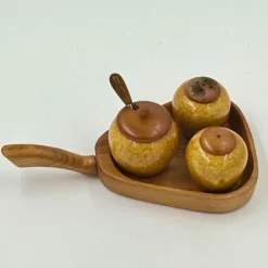 Set poivre et sel et condiment en céramique de Jie Gantofta